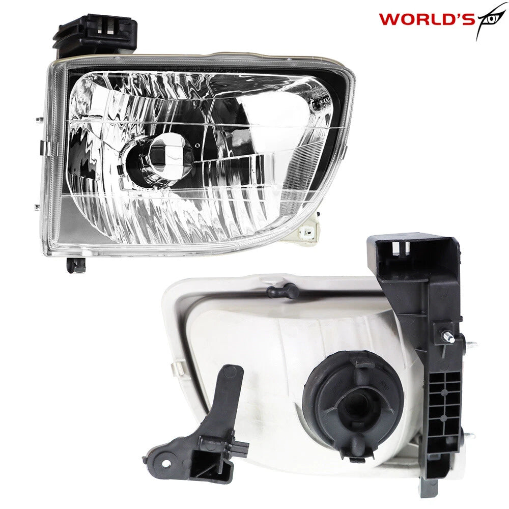 Headlights Pair for Toyota Tacoma (2001–2004) White