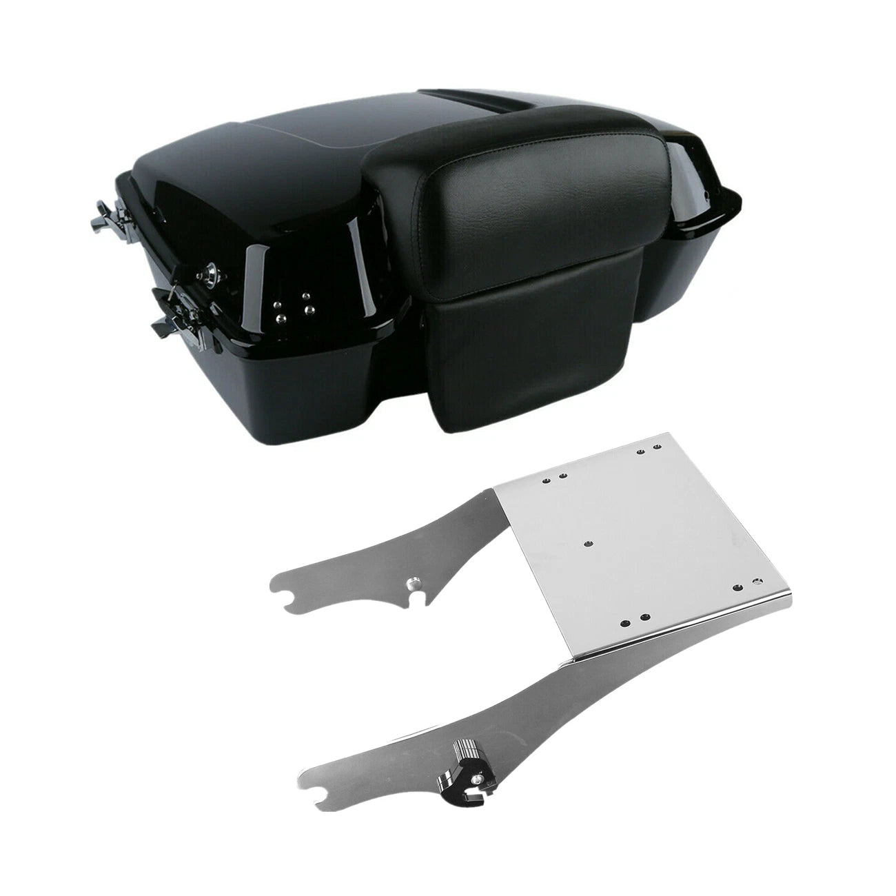 Chopped Trunk Bracket Mount Rack for Harley Touring (1997–2008)