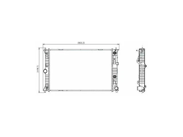 Radiator for Mazda 6 (2009–2010) VIN: A MH247CP