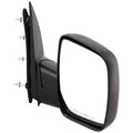 Right Mirror for Ford E-350 Super Duty, E-150, E-250 (2008–2013) Textured Black