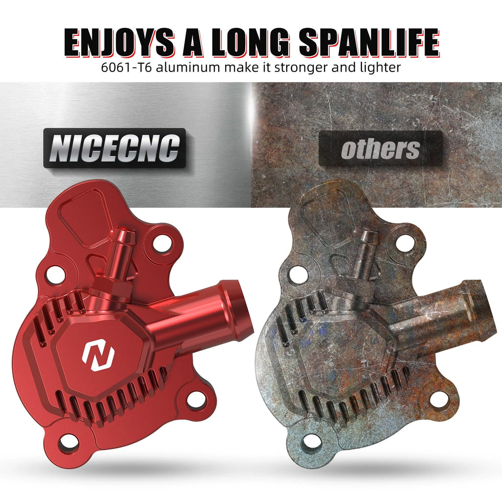 Kick Start Water Pump Housing Cover for Honda TRX450R (2006–2009) Red