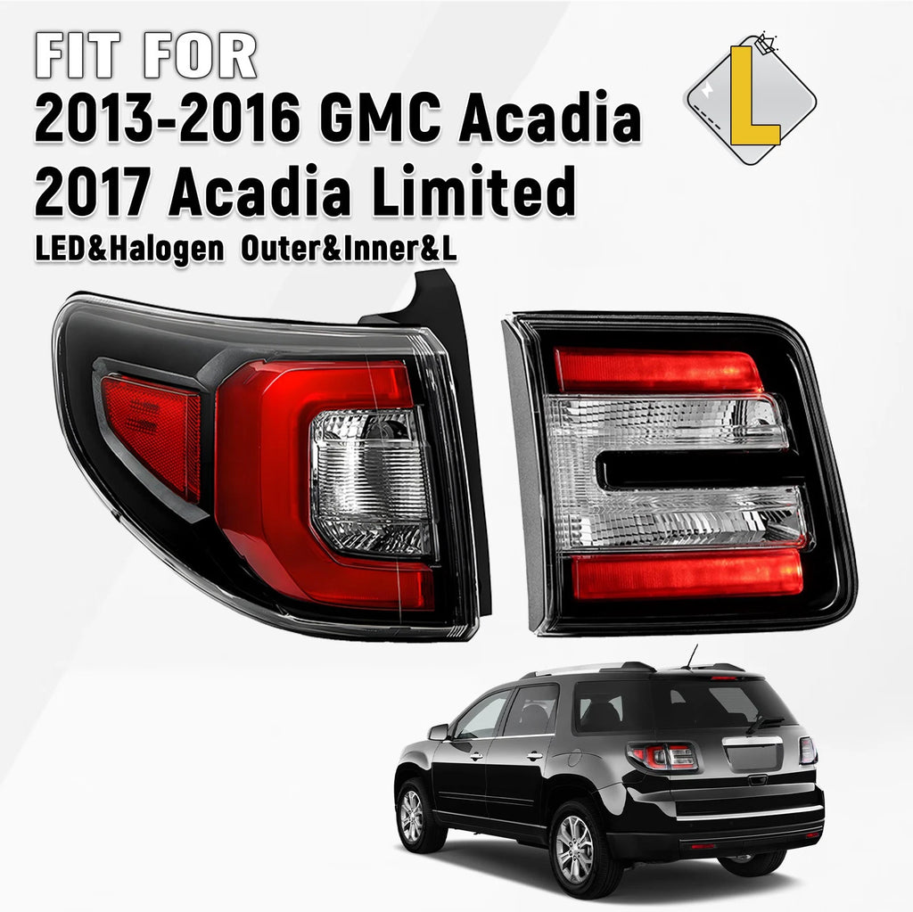 LED Tail Light for GMC Acadia (2013–2016) Left Driver W/O Bulb