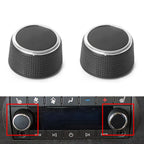 2X Replacement Rear Radio Volume Control Knob for Chevrolet Suburban GMC (2007–2013)