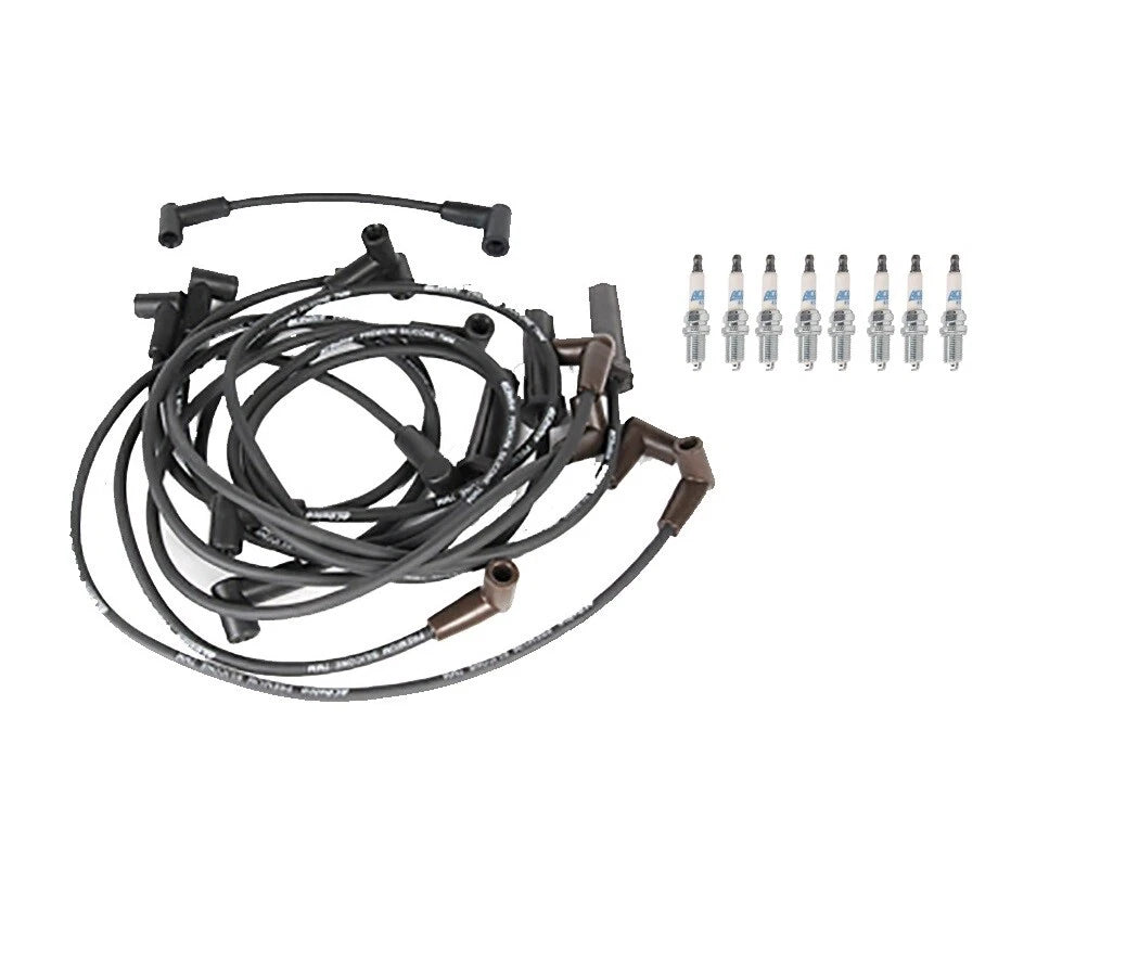 Ignition Wire Set & 8 ACDelco Platinum Spark Plugs for Chevy 5.7 (VIN 8)