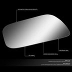 Left Side View Mirror Glass for Toyota Camry/Avalon (1992–2001)