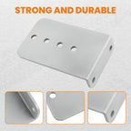 8 Pack L-Type Boat Trailer Bunk Brackets for 3 x 3 Crossmember