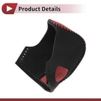 1 Pc Gear Shift Knob Cover for Nissan Murano (2009–2013) Black Red