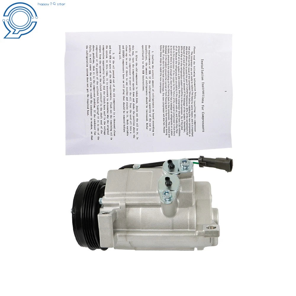 A/C Compressor and Clutch for Chevy Tahoe Suburban 1500 (2000-2009)