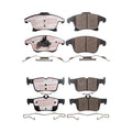 PowerStop 2X Front Rear Next Gen EURO Carbon Fiber Brake Pads Kit for Fusion MKZ (2013–2020)