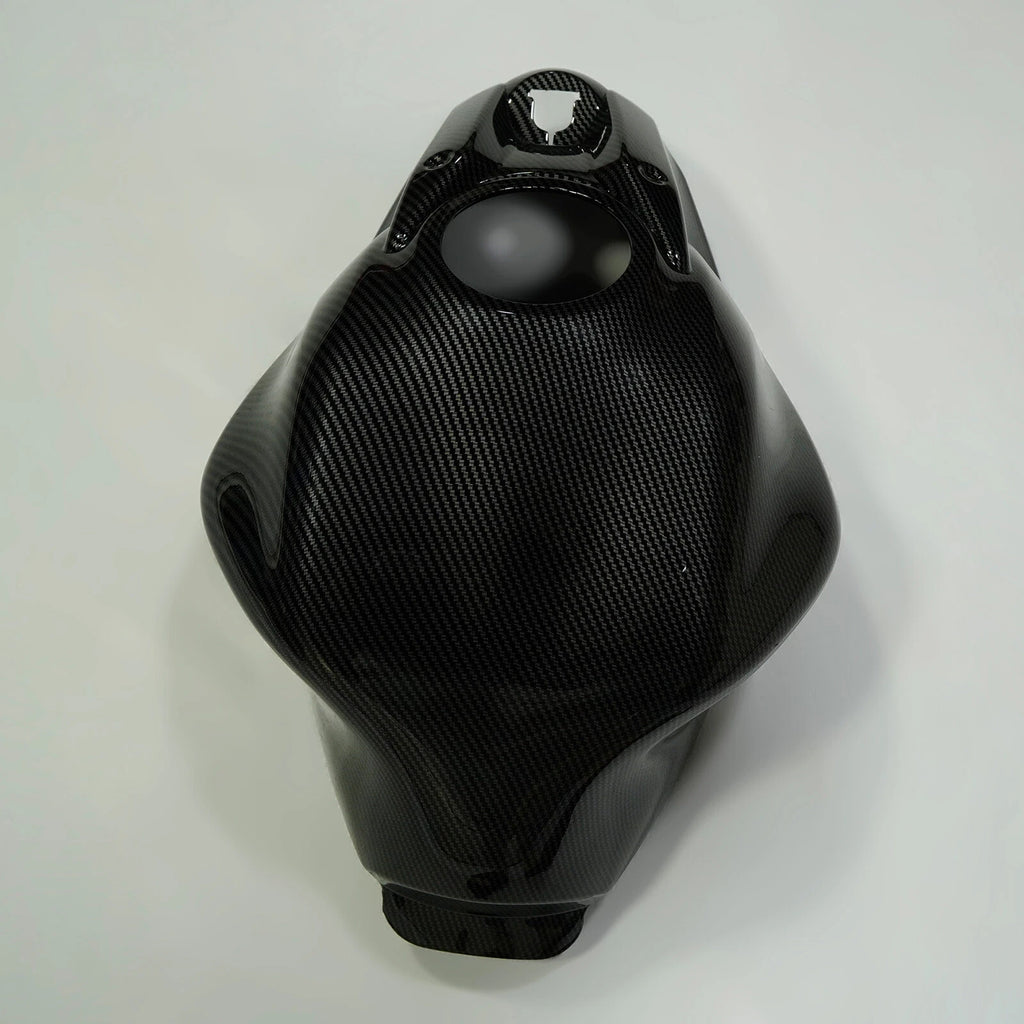 Carbon Fiber Look Fuel Gas Tank Cover for Kawasaki Ninja 650 (2017–2025)