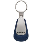 Blue Leather Teardrop Keychain - Officially Licensed for Nissan Maxima