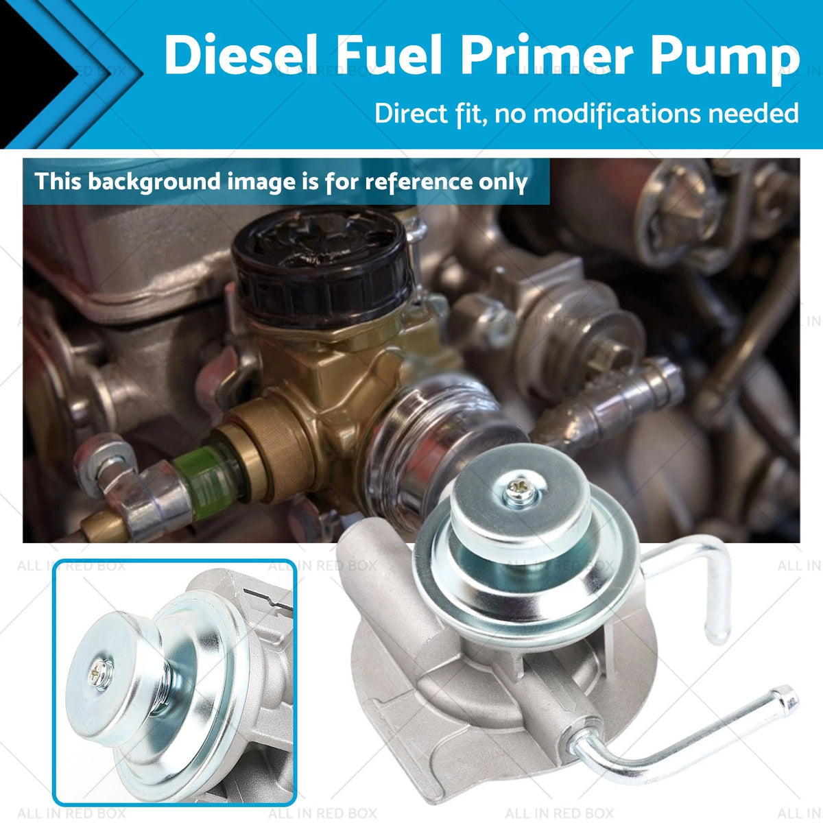 Diesel Fuel Primer Pump for Mazda B-Series BT-50, CX-5, CX-7 (2006–2020)