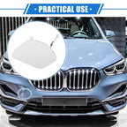 Tow Hook Eye Hole Cover for BMW X1 XDrive28i (2013–2015) - White Plastic