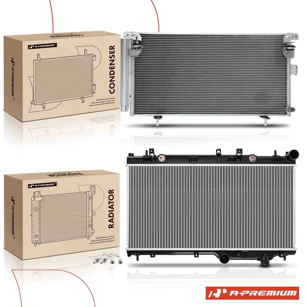 Radiator & AC Condenser Cooling Kit for Subaru Legacy Outback (2000–2004)