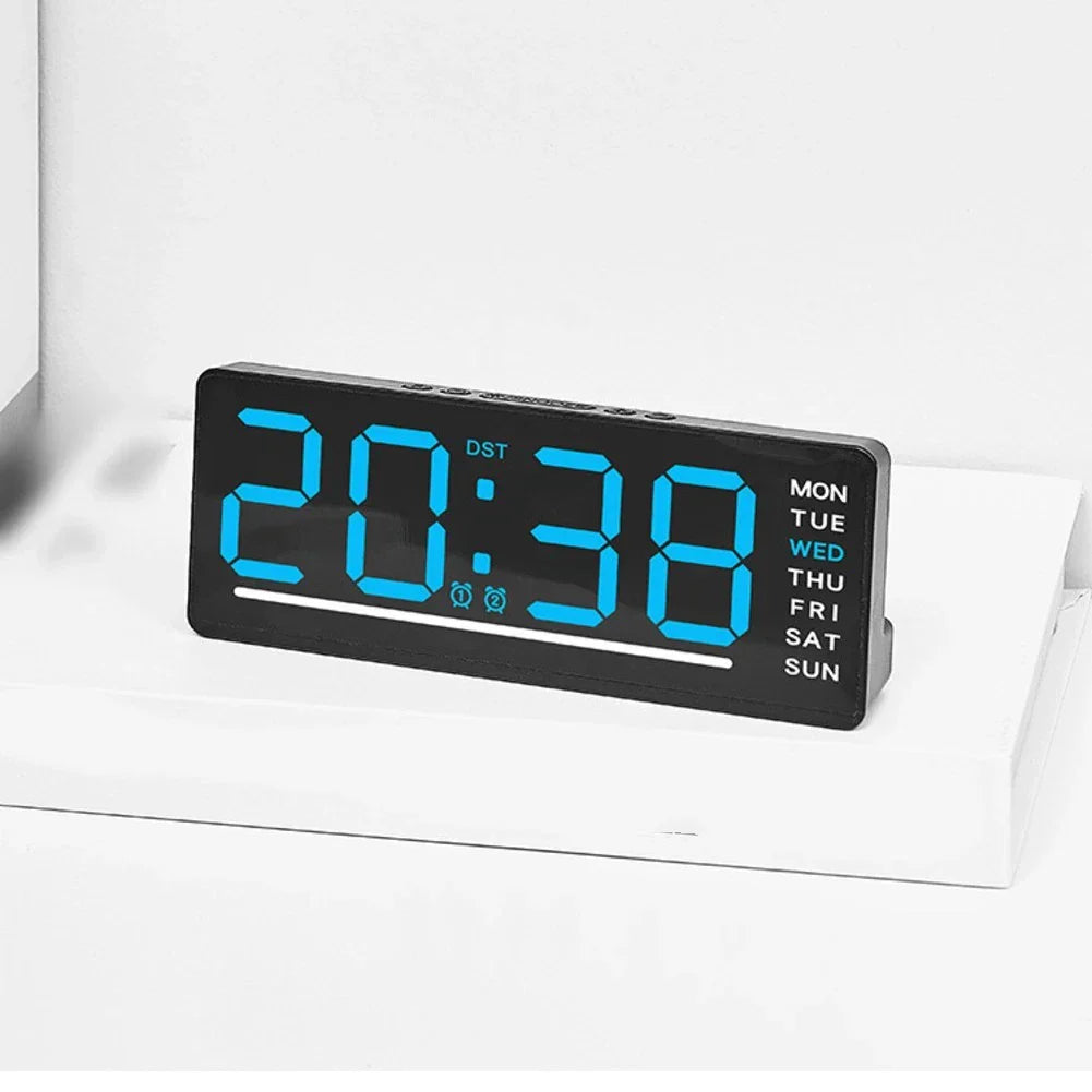 Digital Alarm Clock Multi-Function LED Display for Cars Yachts RV Home