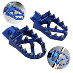 2X Footpegs for Yamaha YZ80 YZ125 YZ500 TTR90 TTR125 XT250 WR200 (1980–2023)
