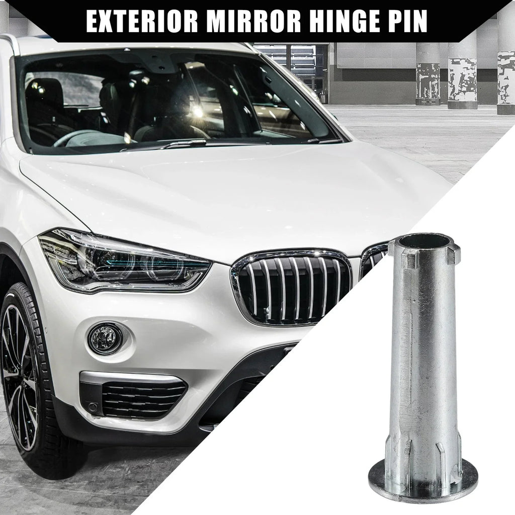 Exterior Mirror Hinge 1x for BMW X1 E84, X3 F25 Durable Silver Tone