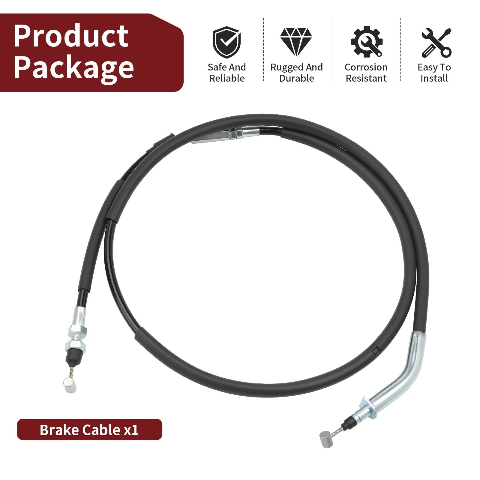 Brake Cable for Yamaha Rhino 700 YXR700F (2008-2013)