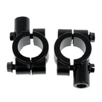 22MM M8 Black Motorcycle Handlebar Mirror Mount Clamp