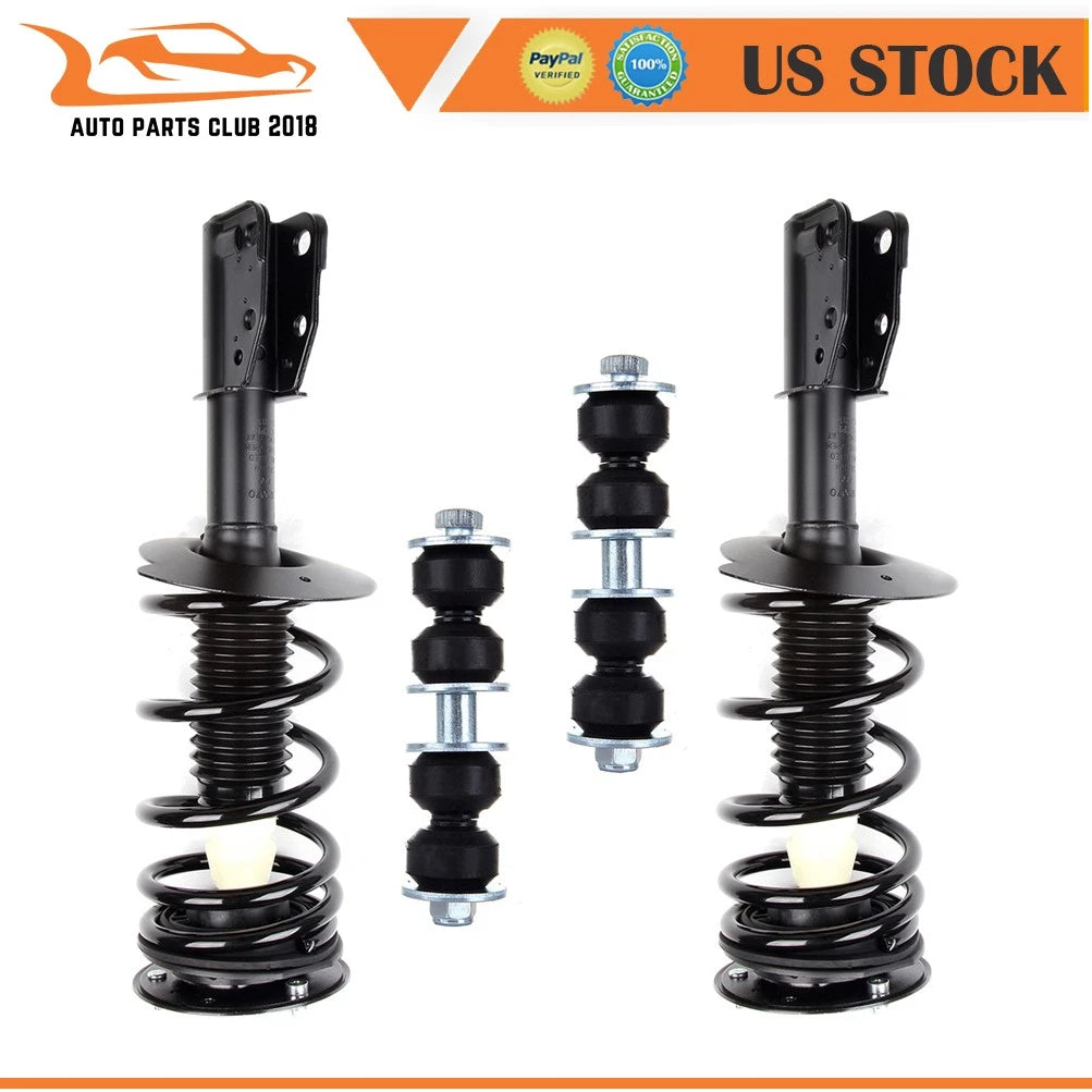 Set of 4 Front Strut Assemblies & Sway Bar Links for Cavalier Sunfire (1999–2005)