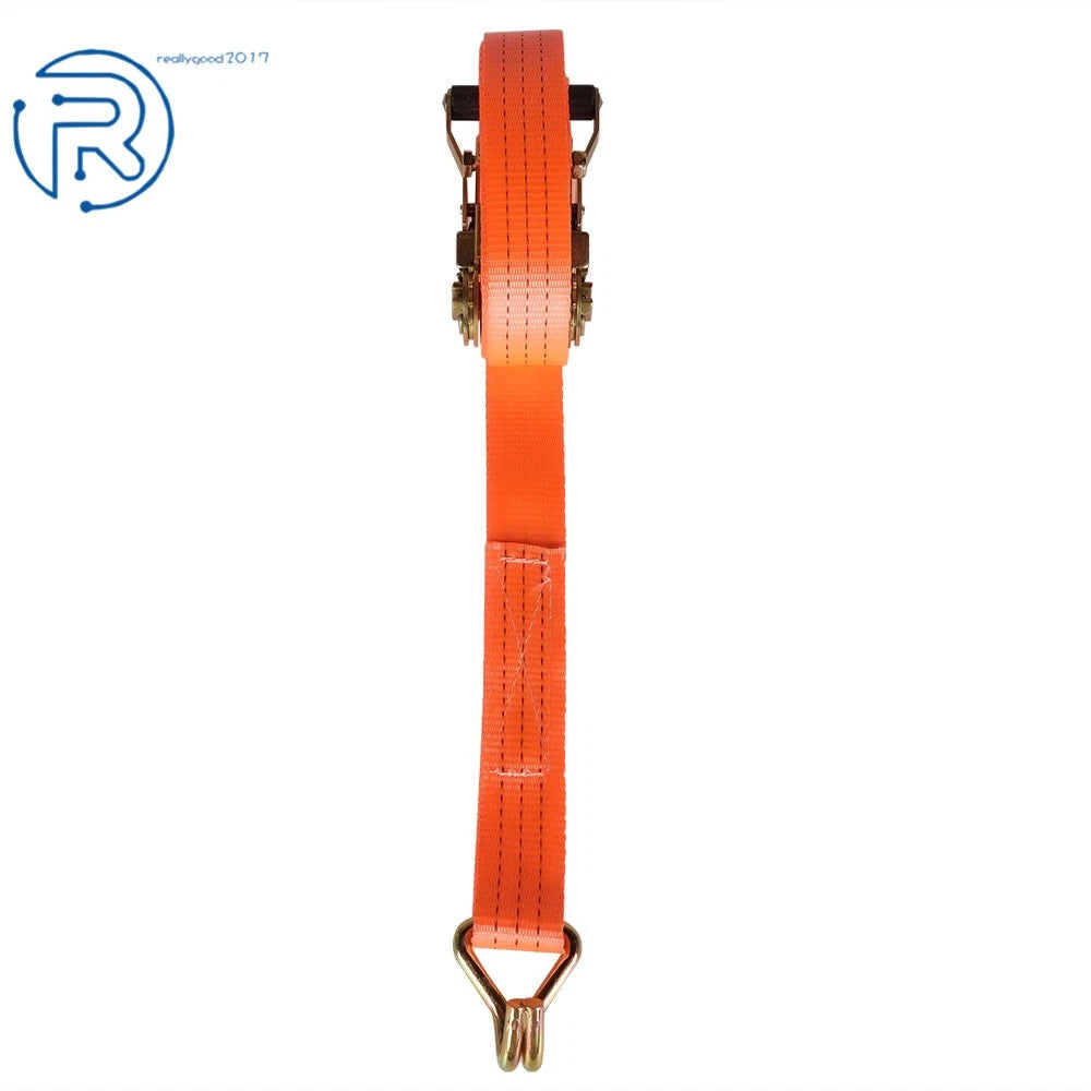 Set of 4 Ratchet Straps 1.5" × 20' 4000 lbs J Hook Heavy Duty Tie Downs
