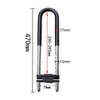 Strong Security U-Lock D-Lock for Motorbike Motorcycle Bicycle Scooter