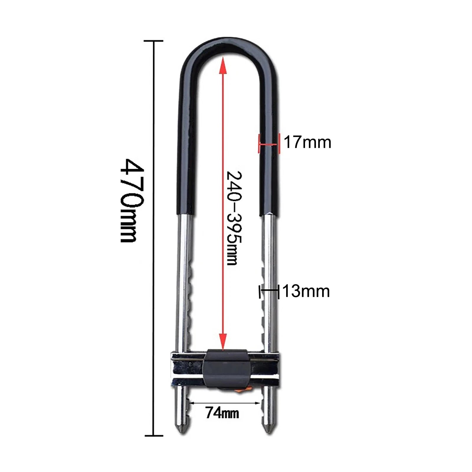 Strong Security U-Lock D-Lock for Motorbike Motorcycle Bicycle Scooter
