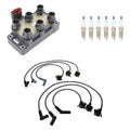 Denso Ignition Coil Wires & 6 Bosch Platinum Spark Plugs for Mazda B3000 (1994–2006)
