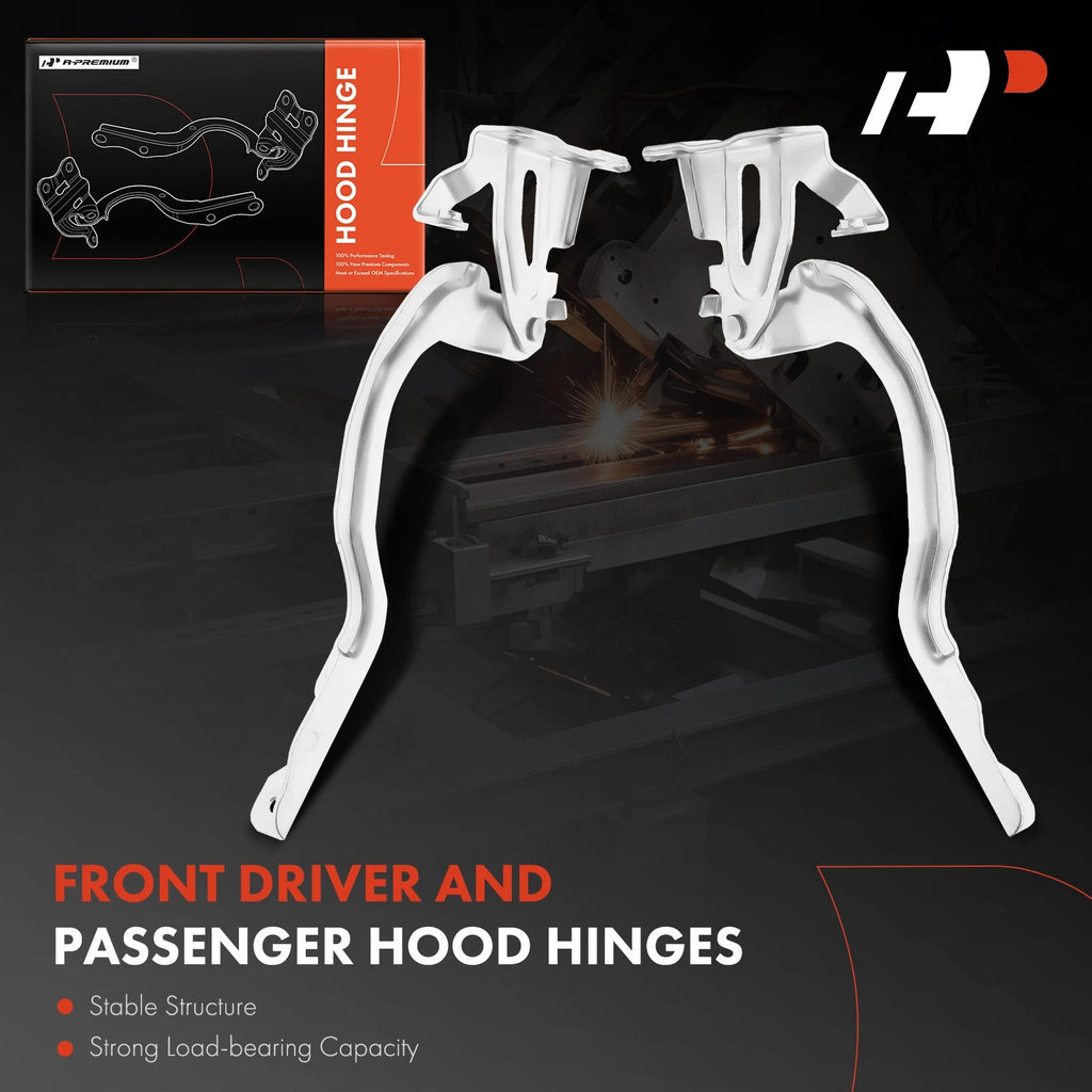2X Hood Hinges for Nissan Versa (2020–2023)