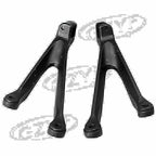 Black Passenger Rear Foot Pegs Footrest Bracket for Honda CBR1000RR (2008–2011)