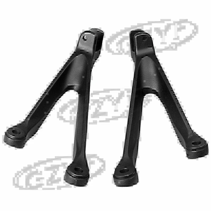 Black Passenger Rear Foot Pegs Footrest Bracket for Honda CBR1000RR (2008–2011)