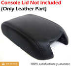 Center Console Armrest Cover for Ford Taurus (2010–2019) Black Leather