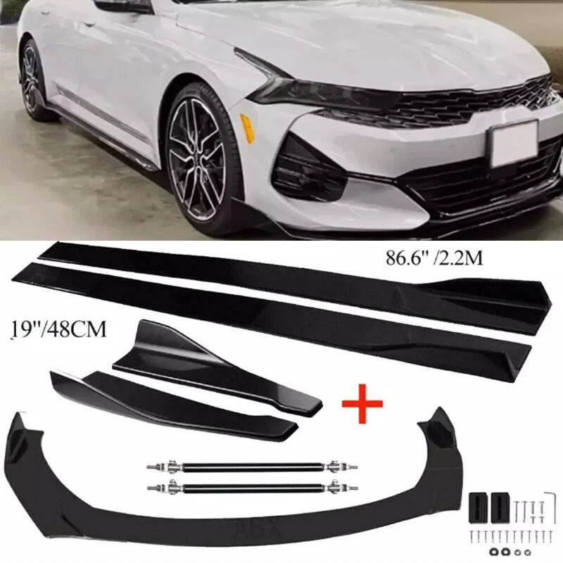 Front Bumper Lip Spoiler Splitter for KIA K5 GT GT-Line (2021–2023)