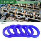 Set of 5 Oil Seal Ring 35x45x7mm for Rotary Shaft (Universal)