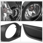 Clear Lens Fog Lights with Bezels for Nissan Altima (2013–2015)