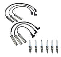 Denso 7mm Wire Set & 6 Platinum TT Spark Plugs for Chrysler Dodge Plymouth