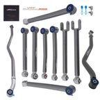 Complete Control Arms Set for Jeep Wrangler JK 07-18 Front & Rear Suspension Kit