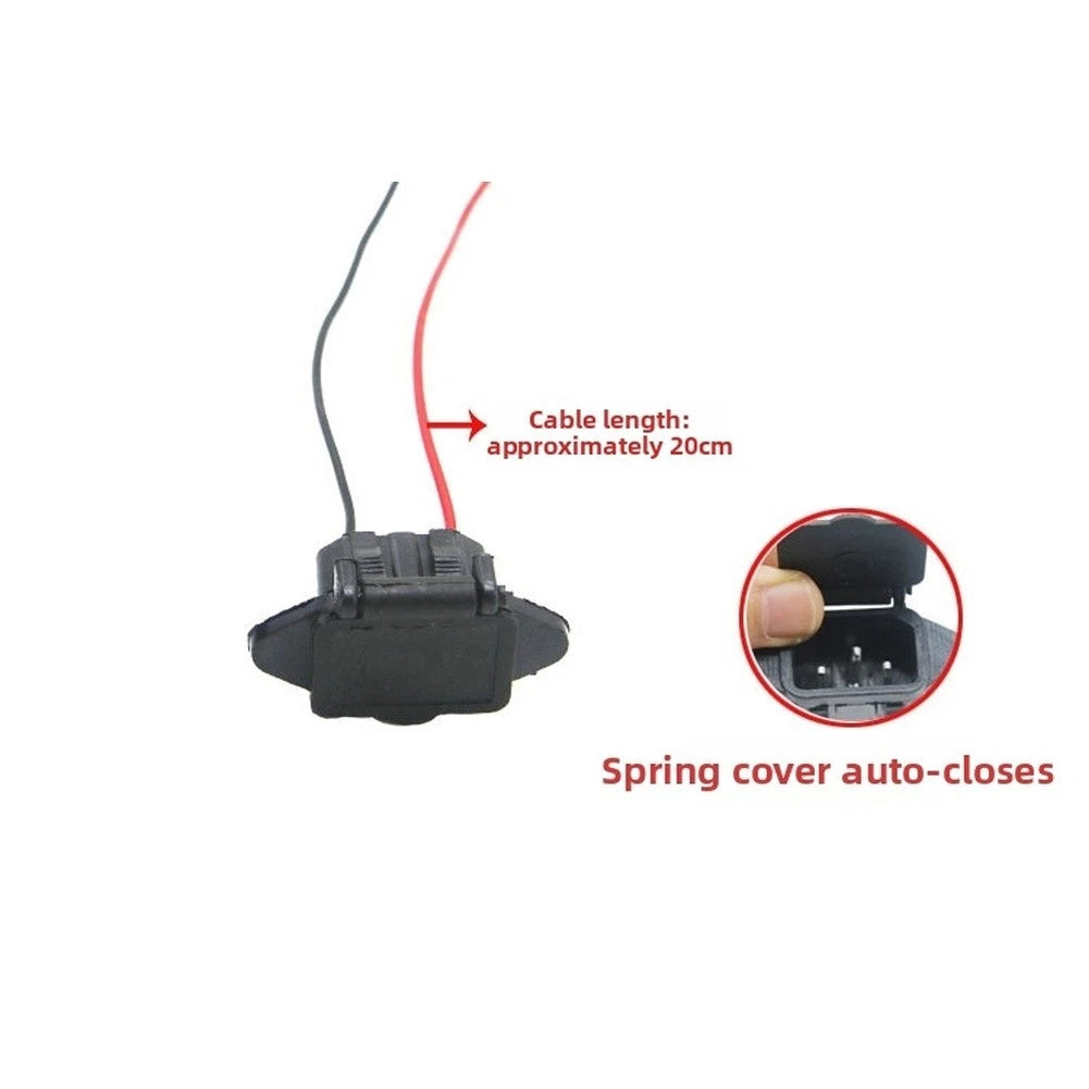 12V DC Charging Port with Cable for Electric Sprayer Systems (Agricultural)