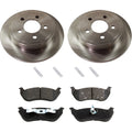 Rear Brake Disc Rotor and Pad Kit for Jeep Liberty, Wrangler (2003–2006)
