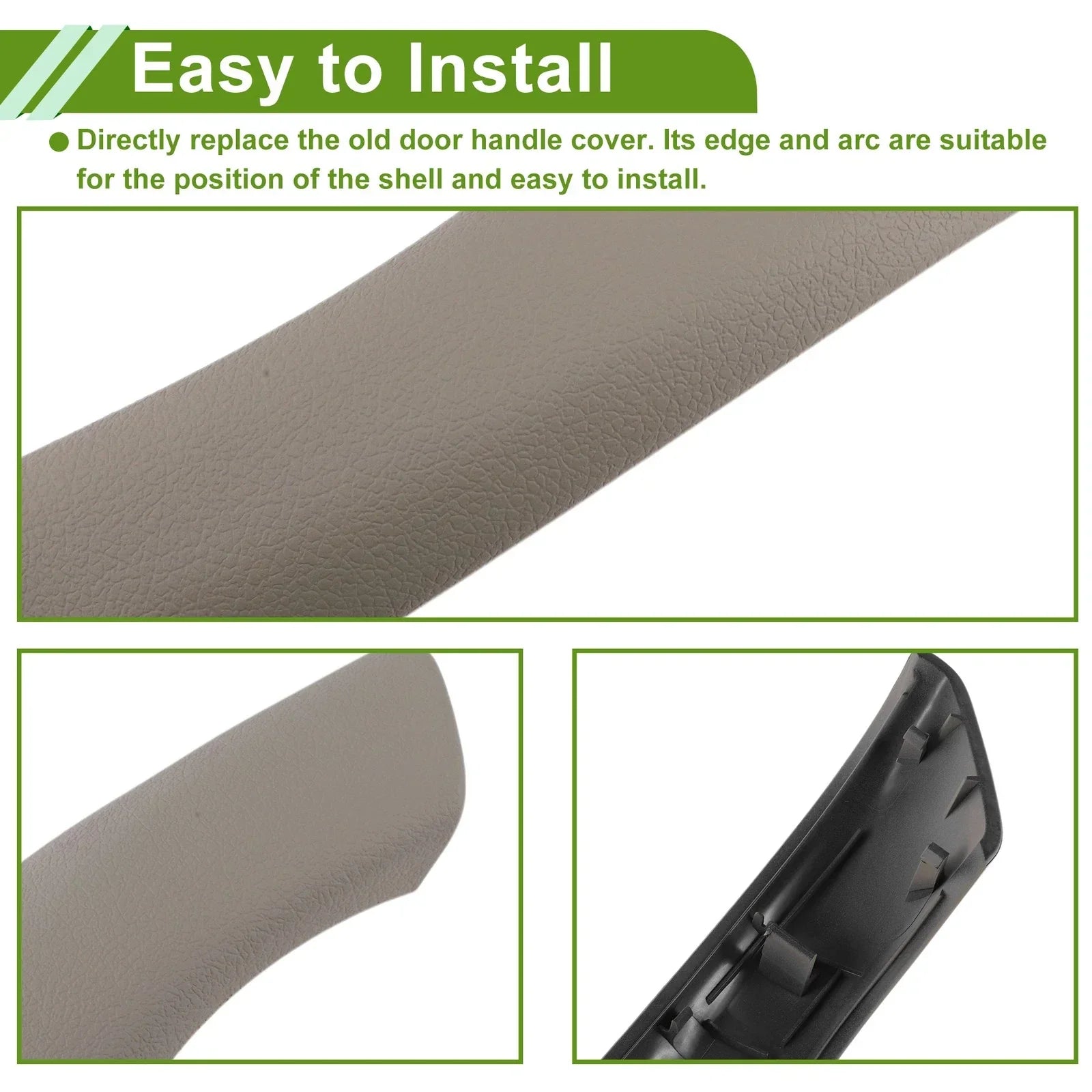 Door Panel Handle Pull Trim Cover for BMW X1 (F48/F49) Beige (2015 - 2020)