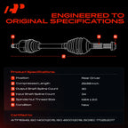Rear Left CV Axle Assembly for Chevrolet Equinox GMC Terrain (2010–2017)