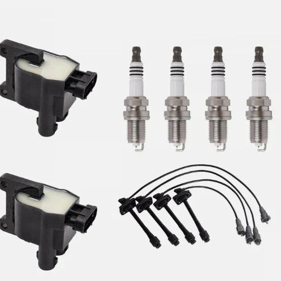 10 x Ignition Coils + Wire + Spark Plugs for Toyota RAV4 (1998–2000)