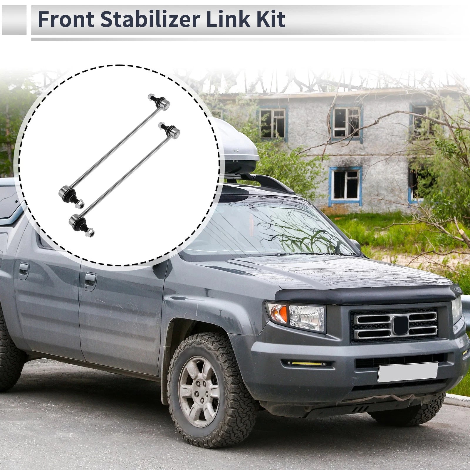 Front Stabilizer Bar Links No Bushing for Honda Ridgeline (2006–2014) No.K750097