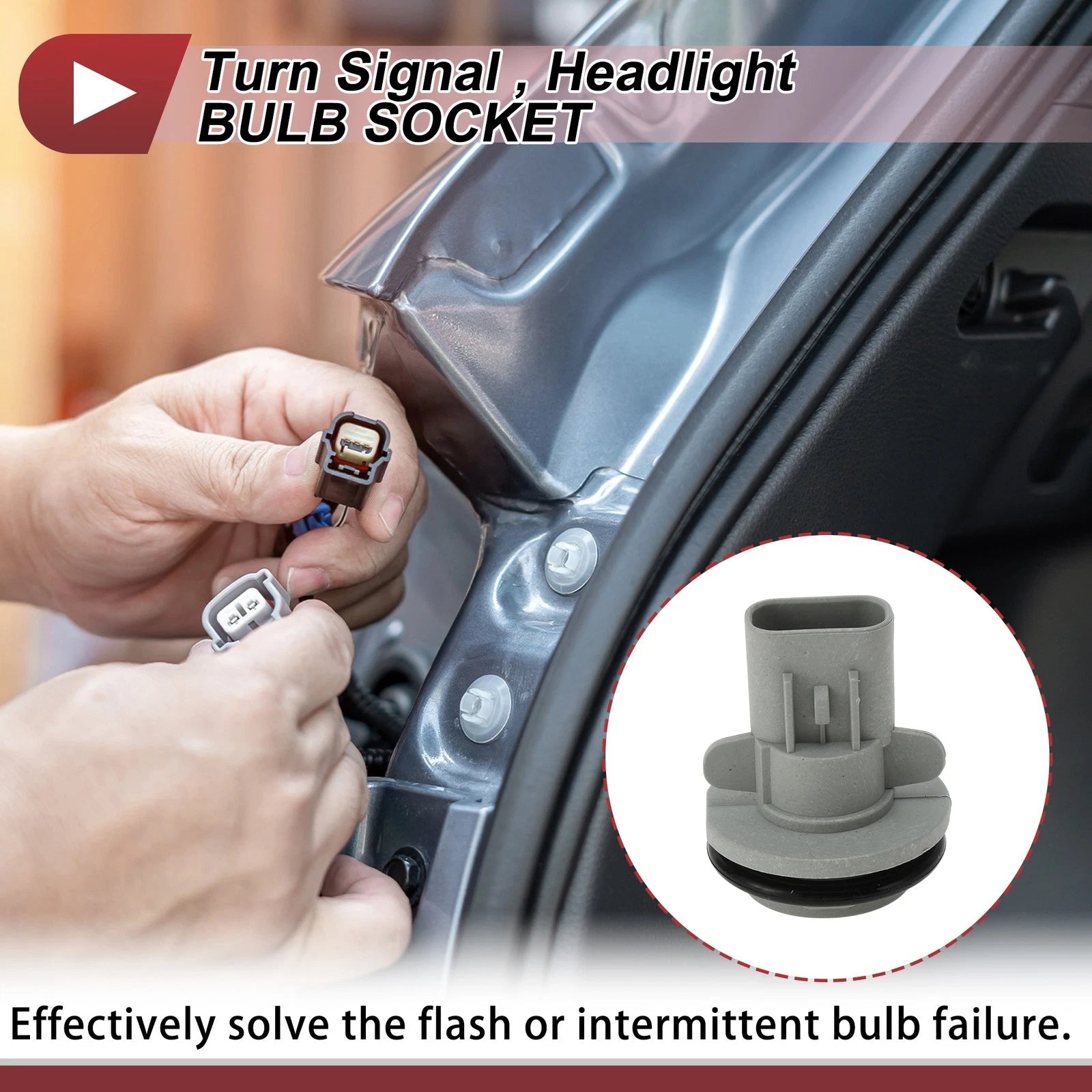 1 Pc Turn Signal Light Socket for Hyundai Accent (2003–2005) No. 9216039000