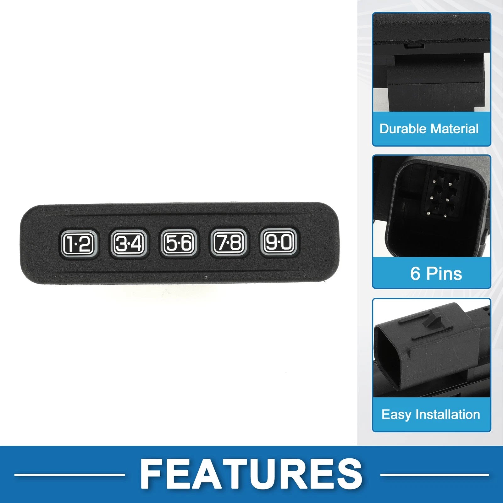 Car Door Lock Switch No.8L8Z14A626AA for Ford Crown Victoria (2001–2011) Black