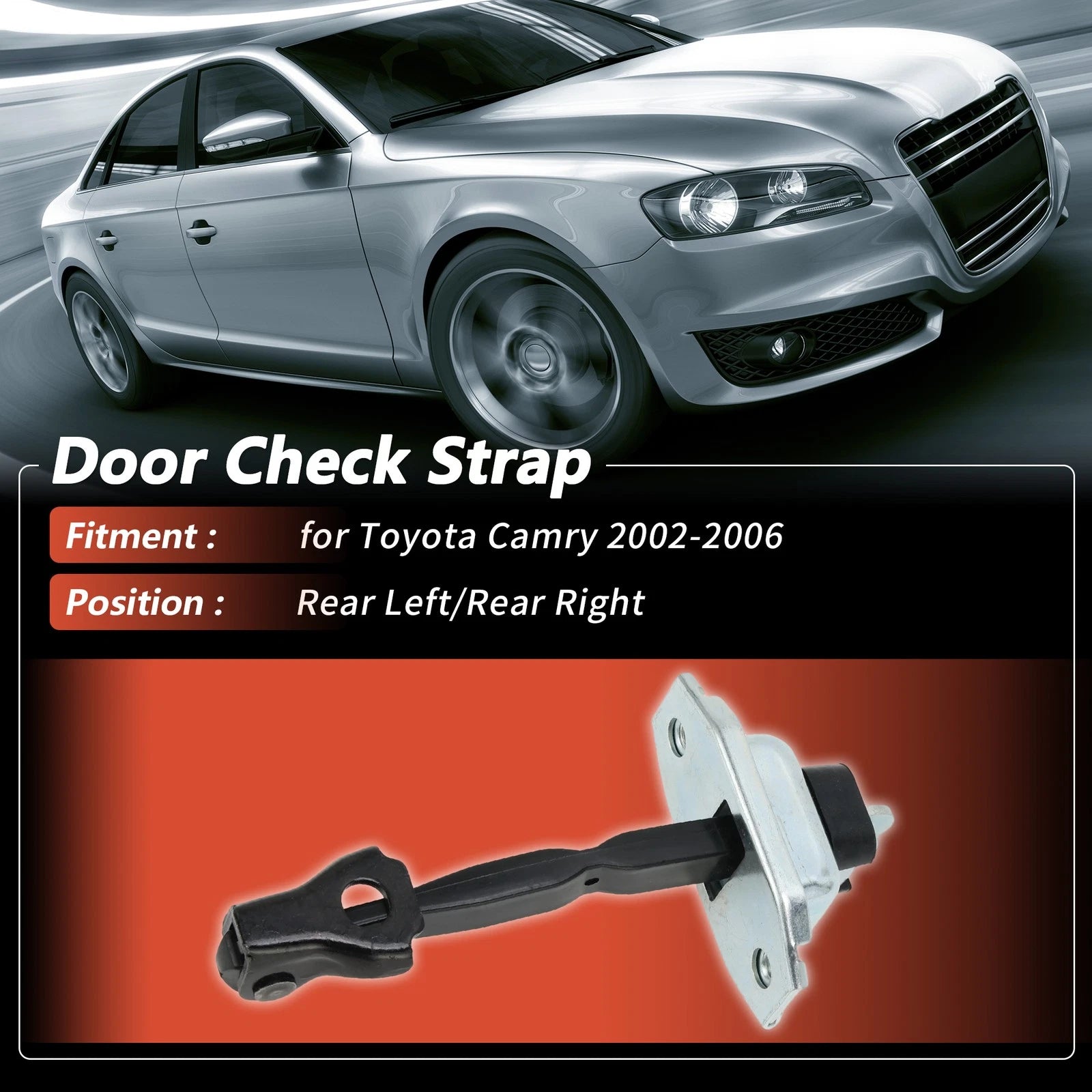 Rear Left/Right Door Check Strap for Toyota Camry (2002–2006) No.6863033050