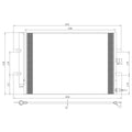 Replacement A/C Condenser w/Receiver/Drier (See compatibility Chart)