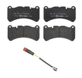 Set of 4 Brembo Front Low-Met Brake Pads with Wear Sensor for Mercedes A209 C209 R171 (2002–2009)