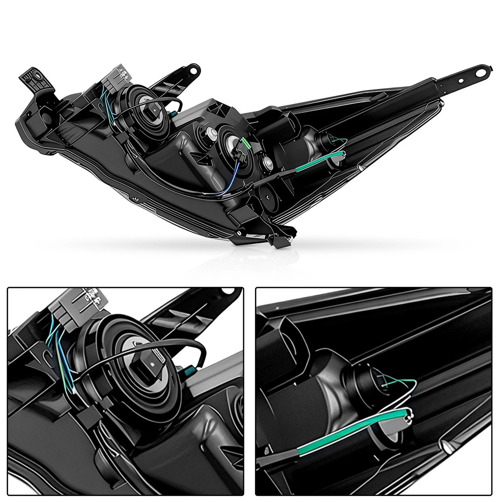 Pair Halogen Headlights for Subaru Forester (2014-2016) Turbo