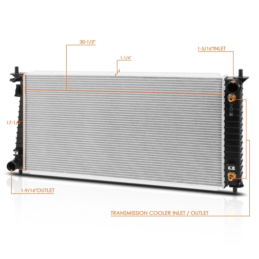 Aluminum OE Style Radiator for Ford F150/F250/Expedition (1997–1998) DPI-2141